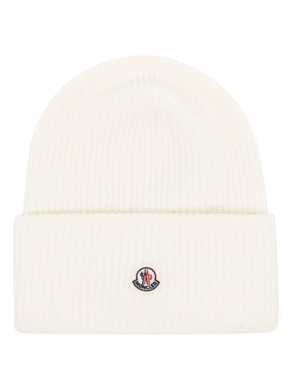 

Шерстяная шапка бини MONCLER, белый