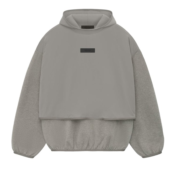 

Толстовка Fear Of God Essentials Fear of God Essentials Nylon Fleece Hooded Sweatshirt, серый