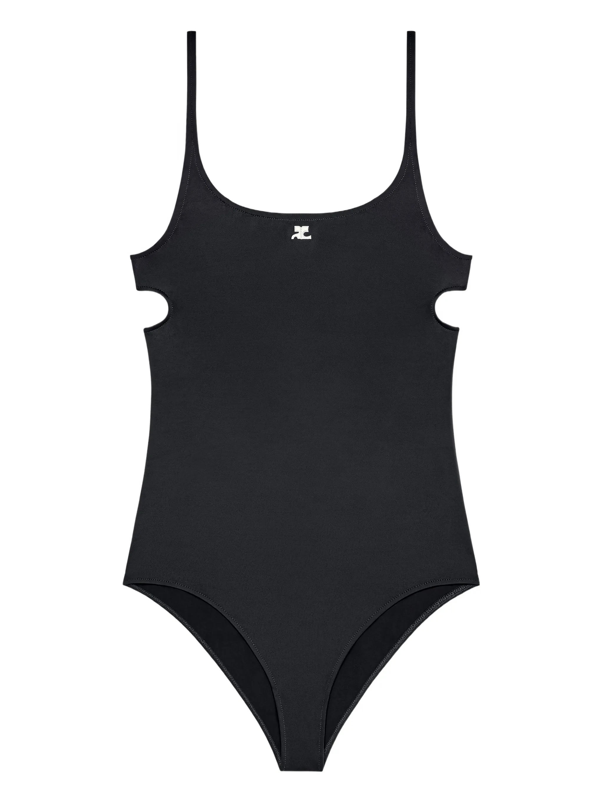 

Купальник с вырезами Courrèges, черный