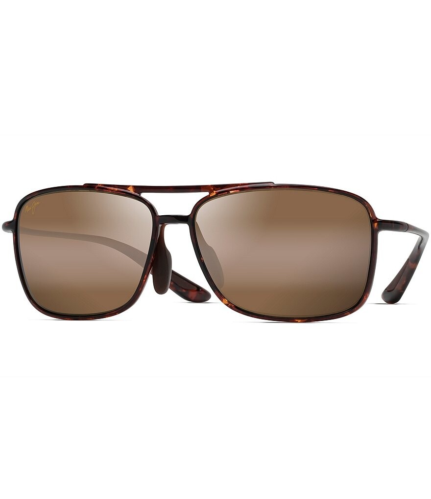 

Солнцезащитные очки Maui Jim Kaupo Gap PolarizedPlus2 Aviator 61 мм, коричневый