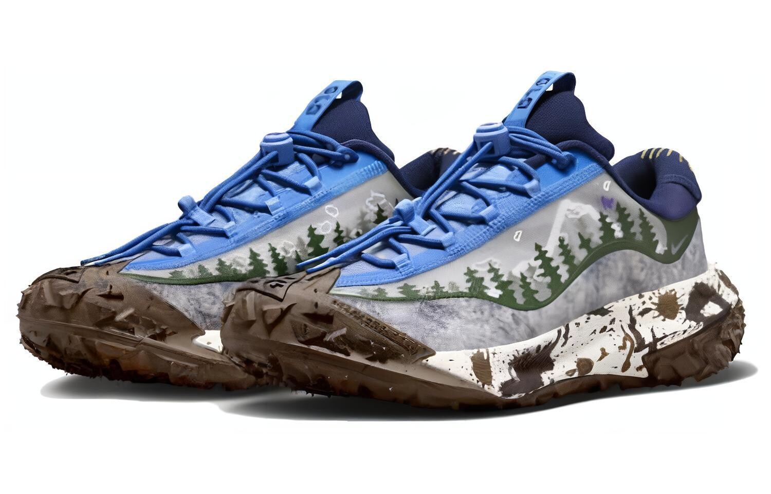 Мужские кроссовки для активного отдыха Nike ACG Mountain Fly, Blue/Gray/Brown — фото 3