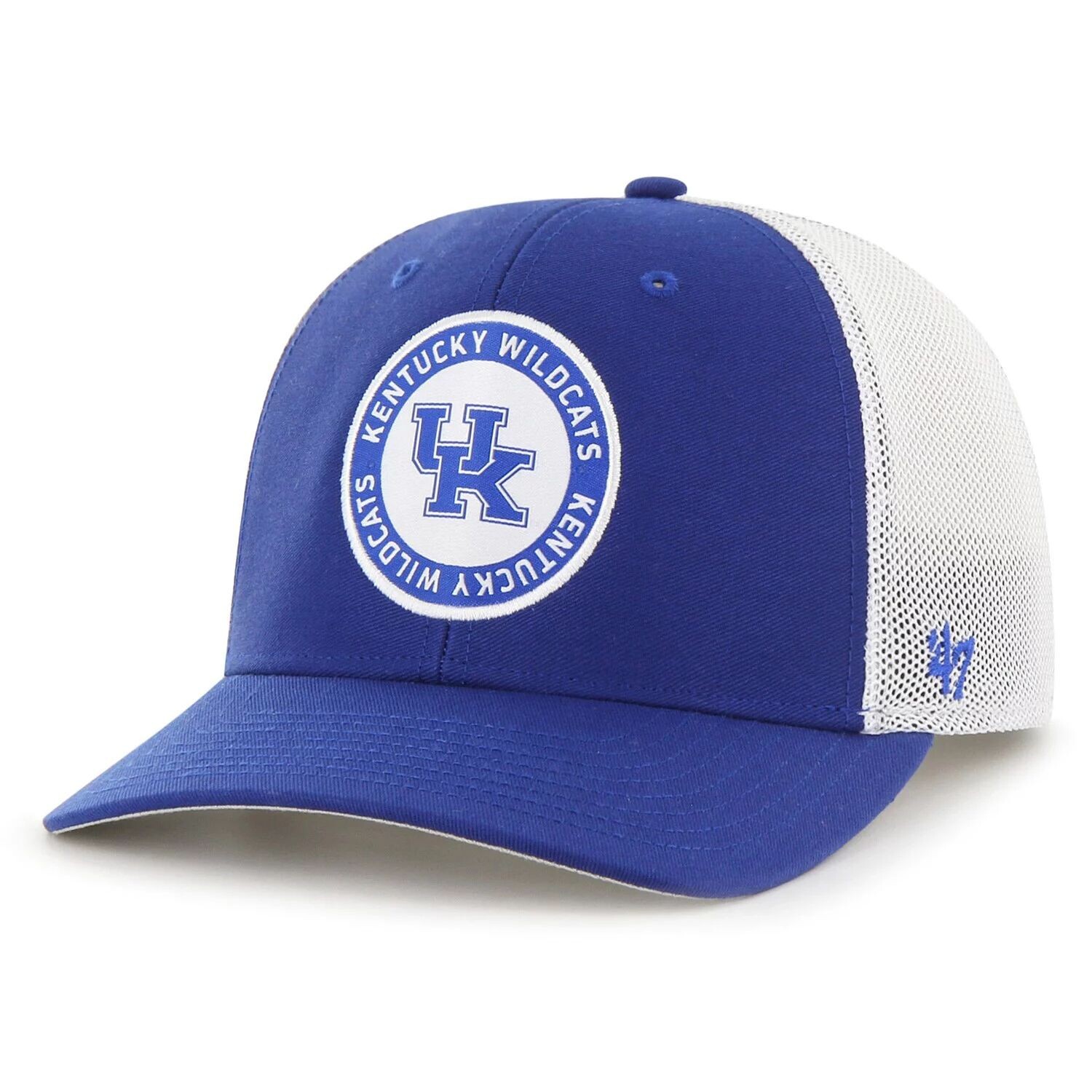

Мужская кепка Royal Kentucky Wildcats '47 представляет гибкую кепку Trophy