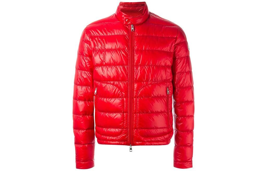 

Пуховик мужской красный Moncler
