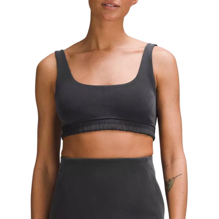 

Lululemon Softstreme майка с круглым вырезом для груди B/C спортивное белье женское