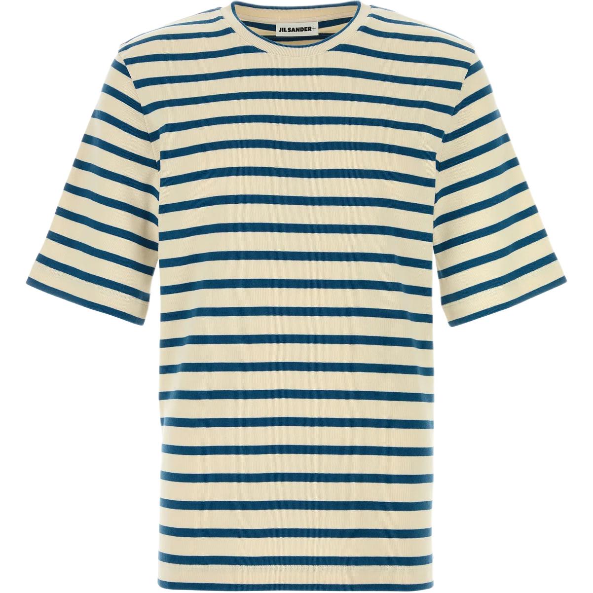 

JIL SANDER Футболка мужская бежевая Crew Neck