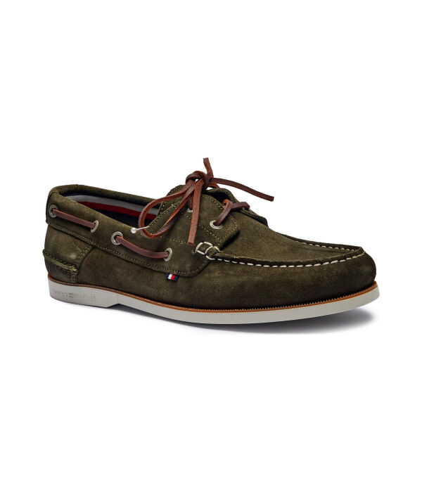 

Кожаные мокасины Tommy Hilfiger, хаки