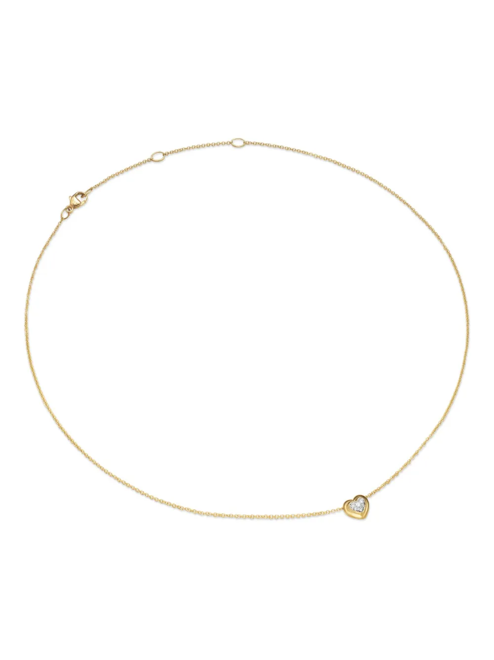 

Колье Puffy Heart из желтого золота с бриллиантами David Yurman, золотой