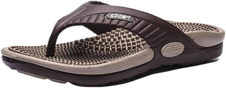 

Мужские тапочки для дома и улицы, летние пляжные Fmshi, хаки