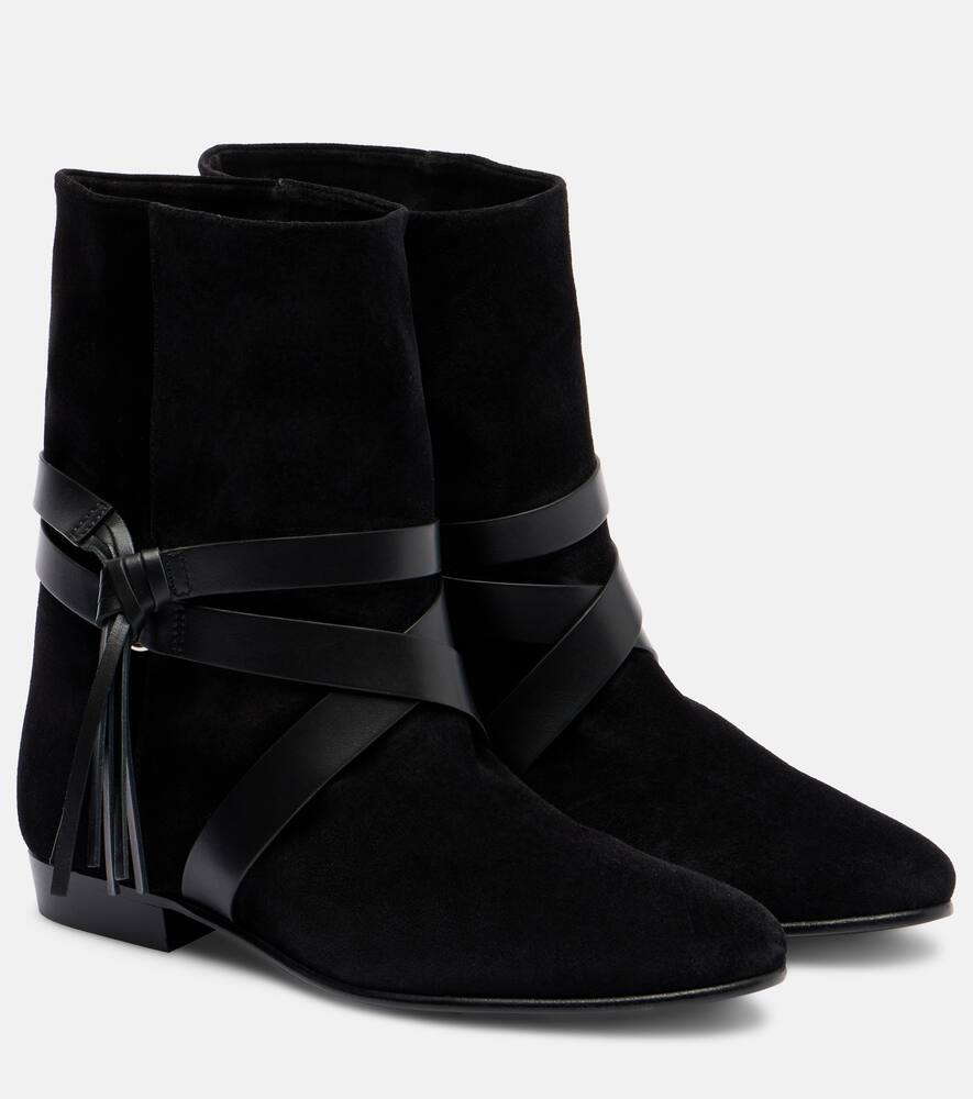 Ботинки Rejen из замши до щиколотки Isabel Marant, Black