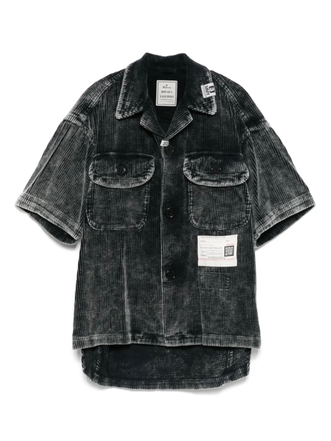 

Рубашка Maison MIHARA YASUHIRO AMATEUR SEWN S/S SHIRTS