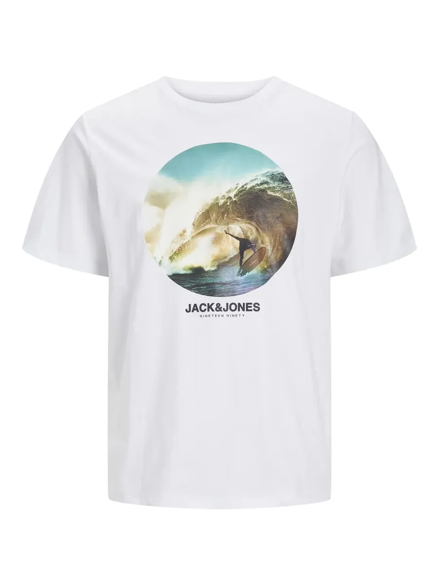 

Футболка Jack & Jones "JJCELLOX TEE SS CREW NECK", белый