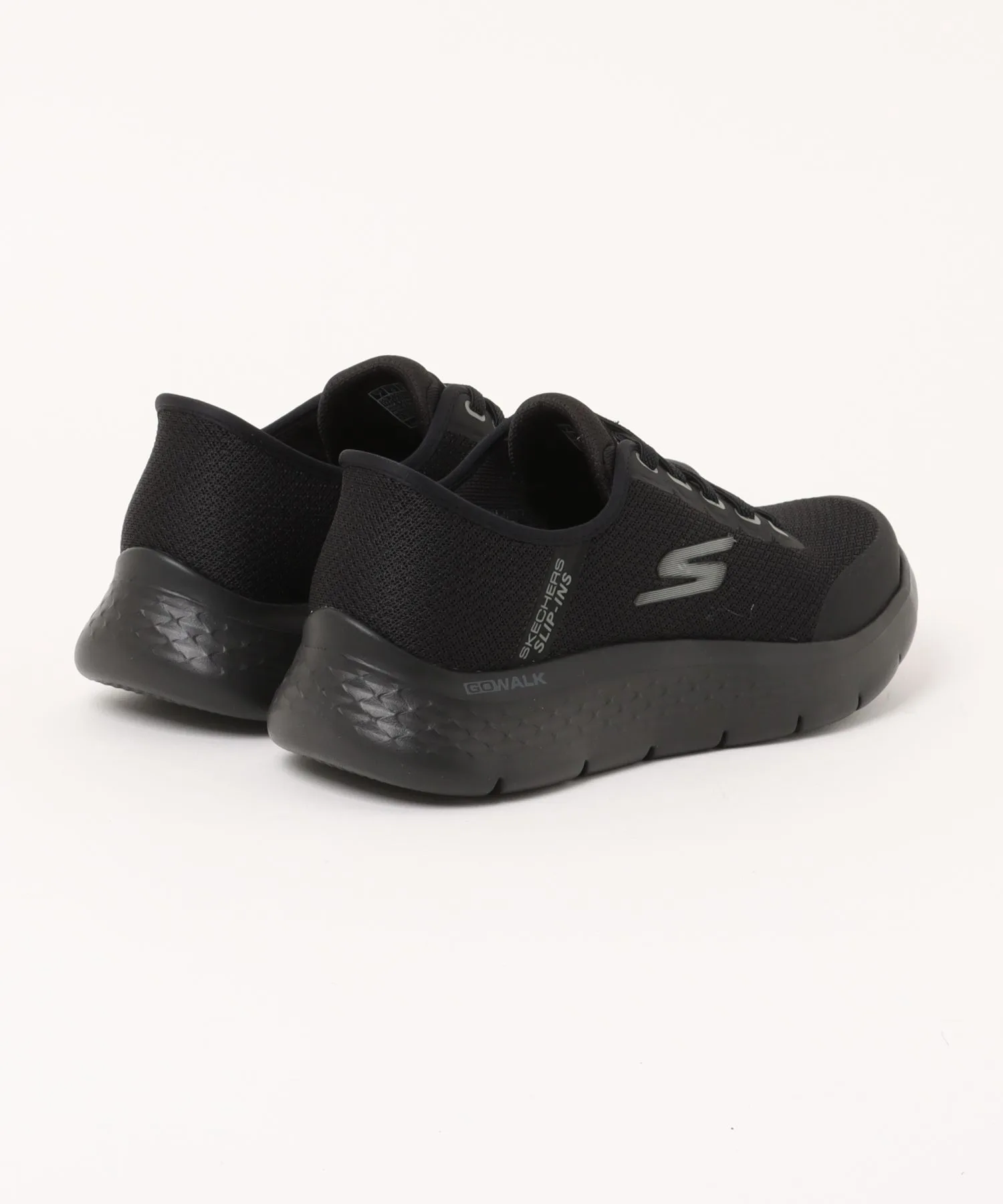 Мужские кроссовки SKECHERS GO WALK FLEX чёрные — фото 2