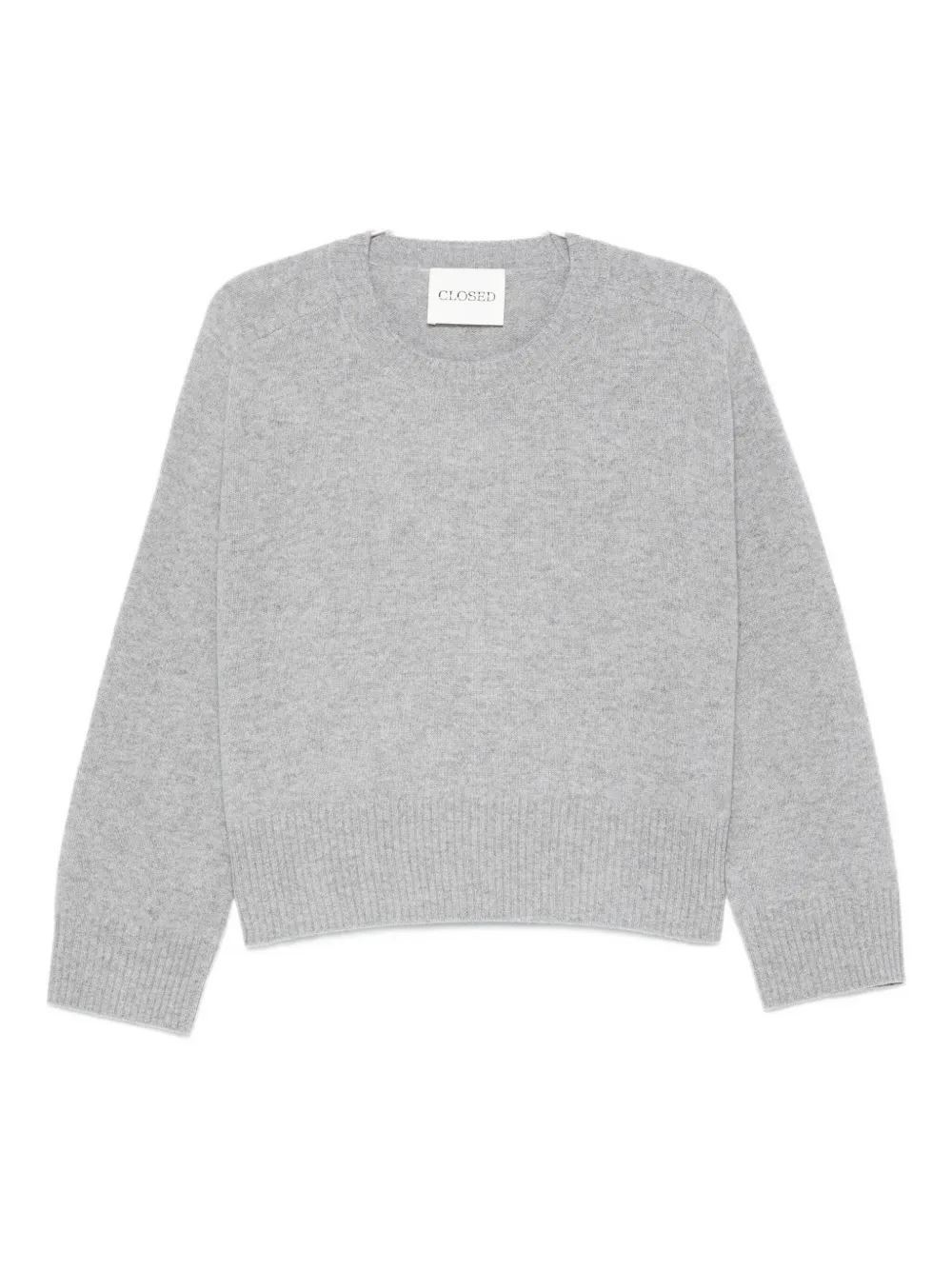 

Свитер с круглым вырезом Closed, серый