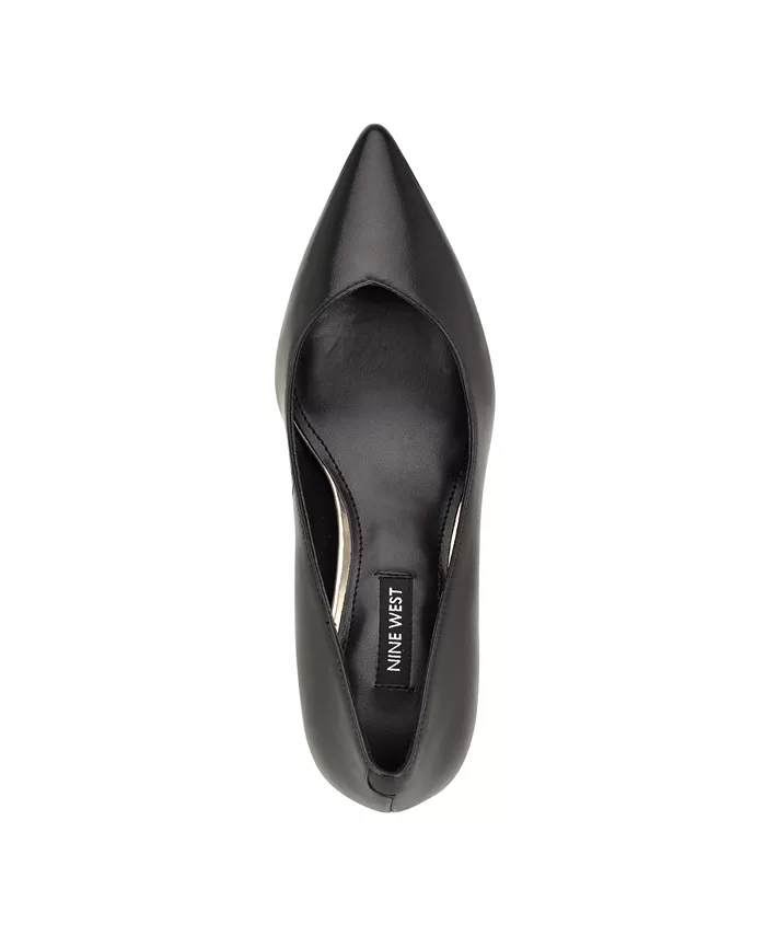 Женские туфли-лодочки Ariella на каблуке-рюмочке Nine West, черный — фото 4