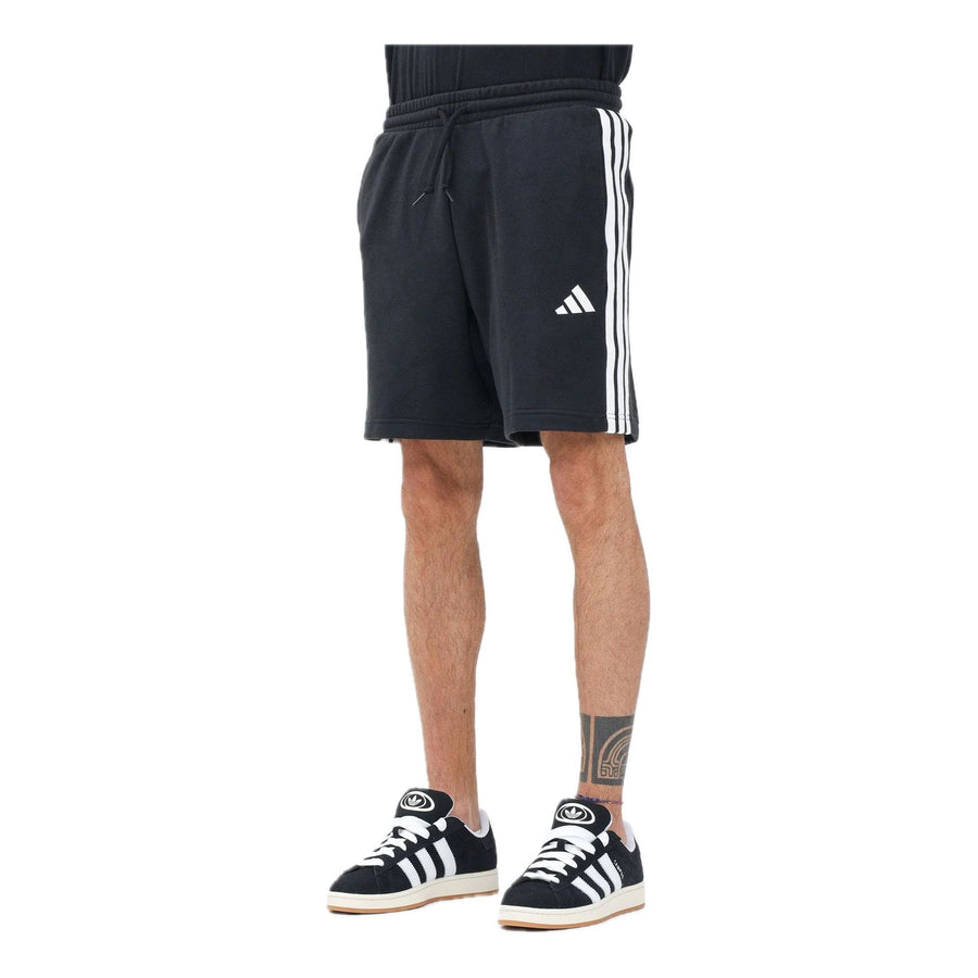 Спортивные шорты adidas Essential 3-Stripes French Terry Shorts 'Black', черный — фото 3