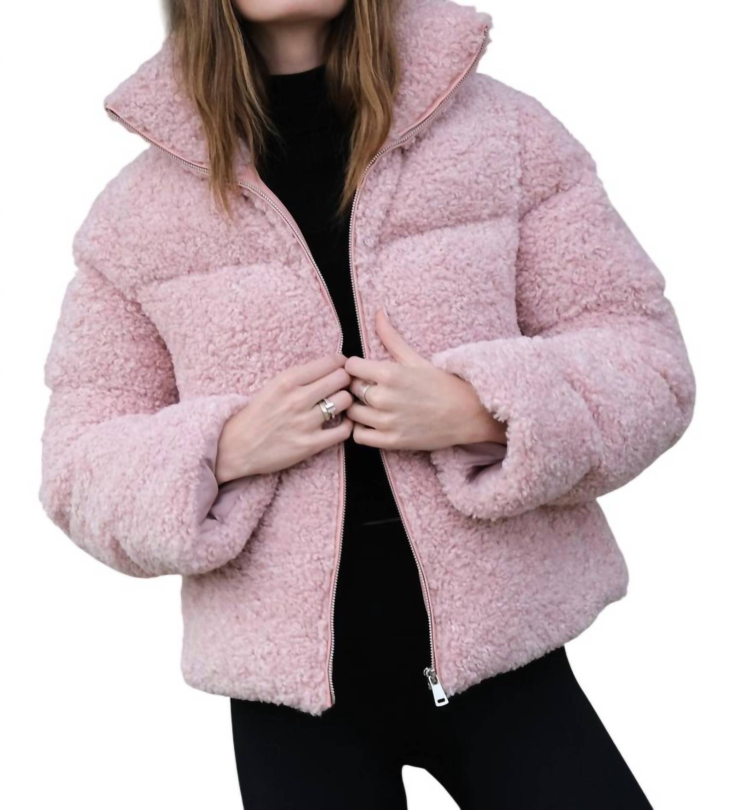 

Пуховик Missy Down Puffer в розовом цвете jocelyn