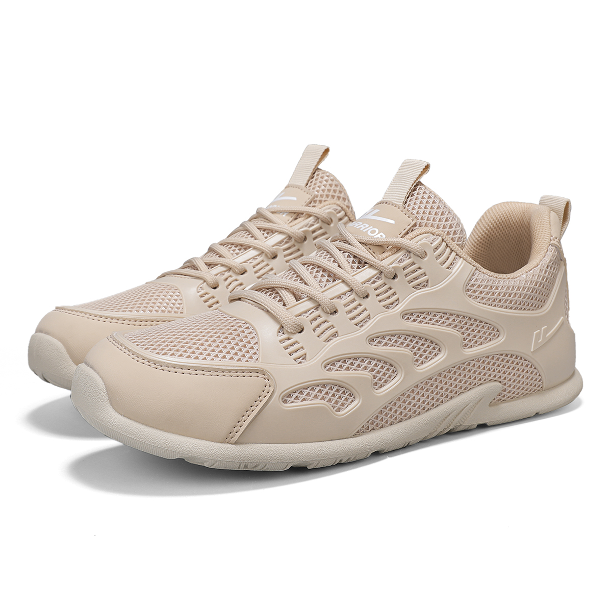 

WARRIOR Мужские повседневные кеды низкие белые хаки, цвет Khaki