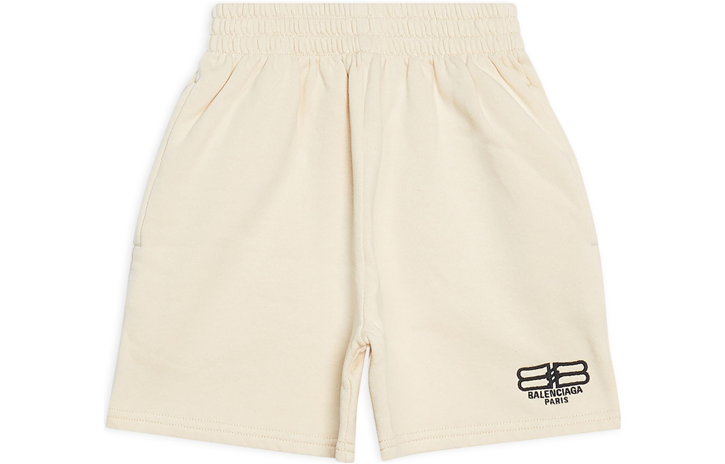 

FW22 Спортивные шорты Классический крой Детские Экрю Balenciaga