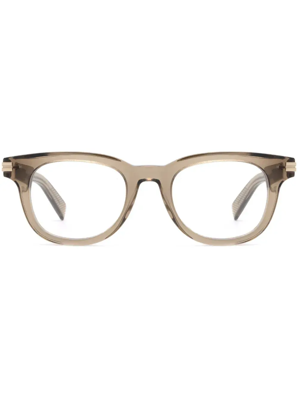 

Очки в оправе панто Zegna, светло-бежевый