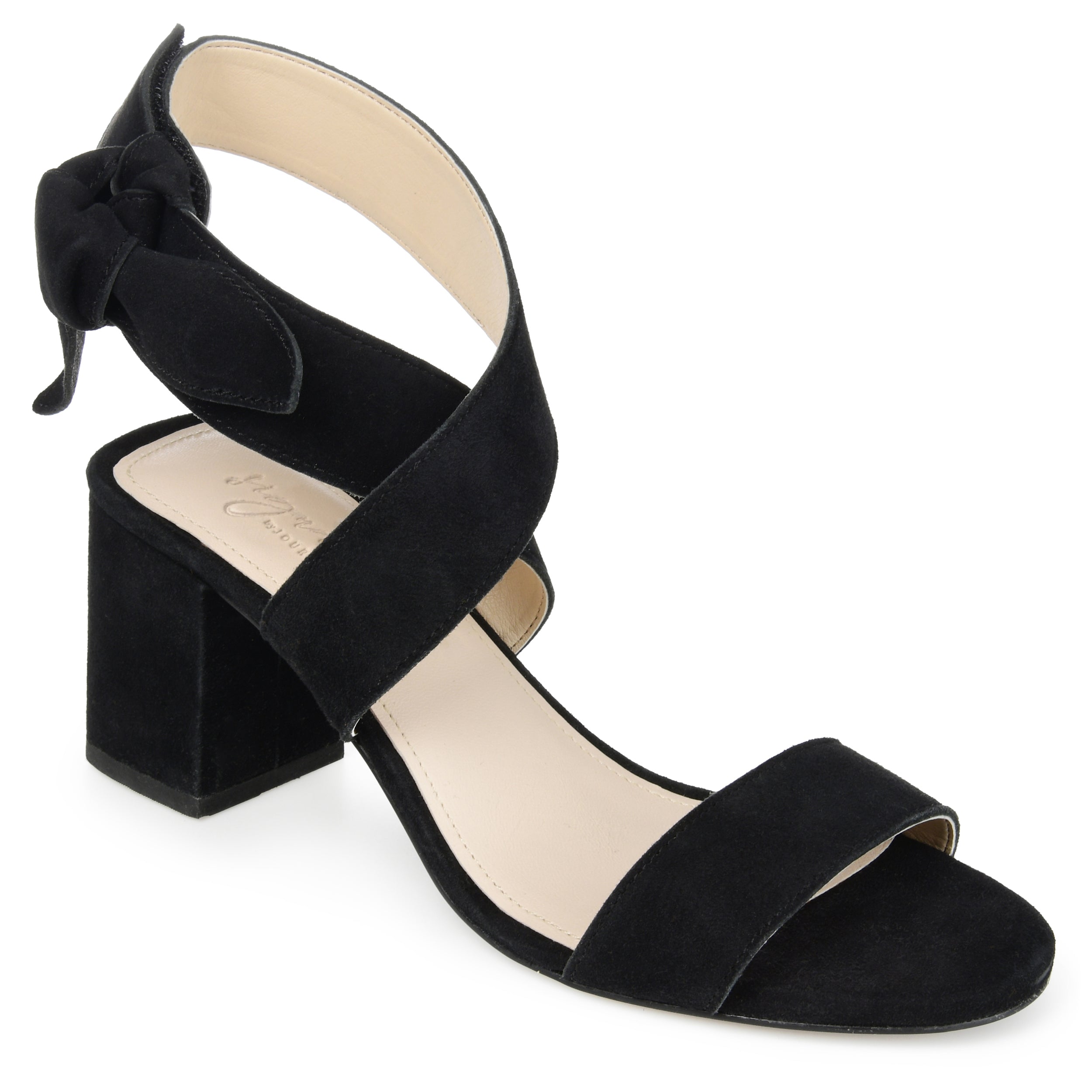 Женские туфли-лодочки Journee Signature Tru Comfort Foam Hether из натуральной кожи, черный