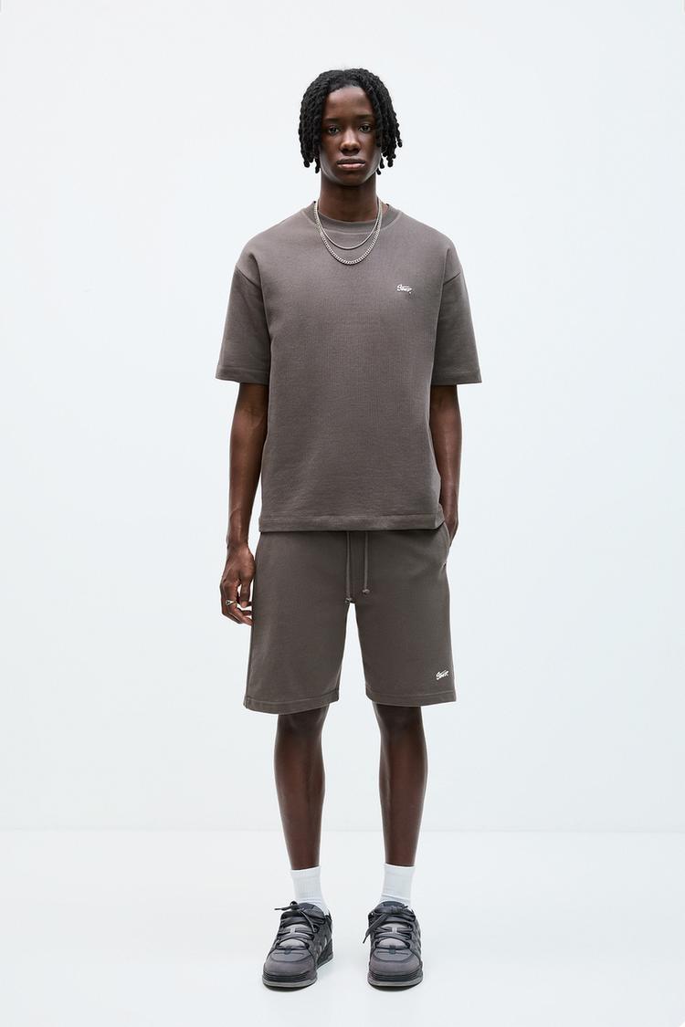 

Шорты-Бермуды Stwd Jogger Pull And Bear, серый
