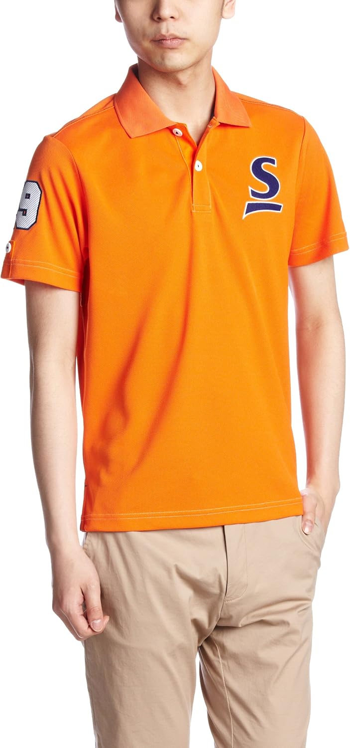 

Рубашка-поло Srixon, быстросохнущая, с защитой от УФ-излучения, элегантный силуэт, оранжевый