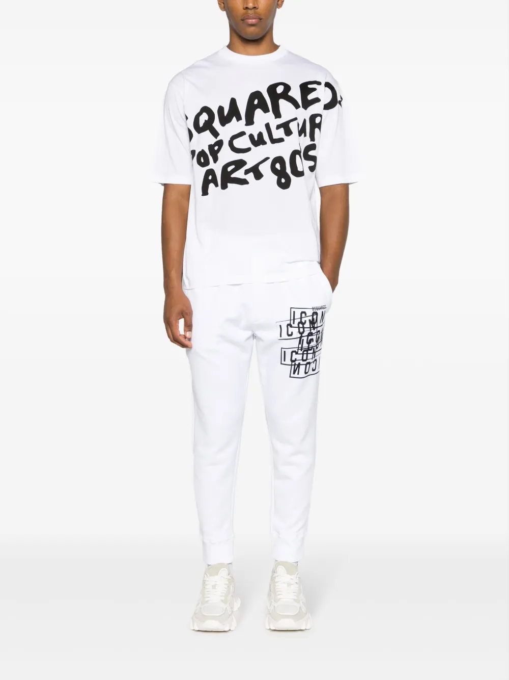 Футболка Pop 80's DSQUARED2, белый — фото 2