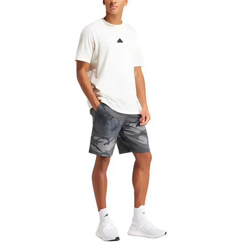 Adidas Шорты casual unisex solid dark gray — фото 3