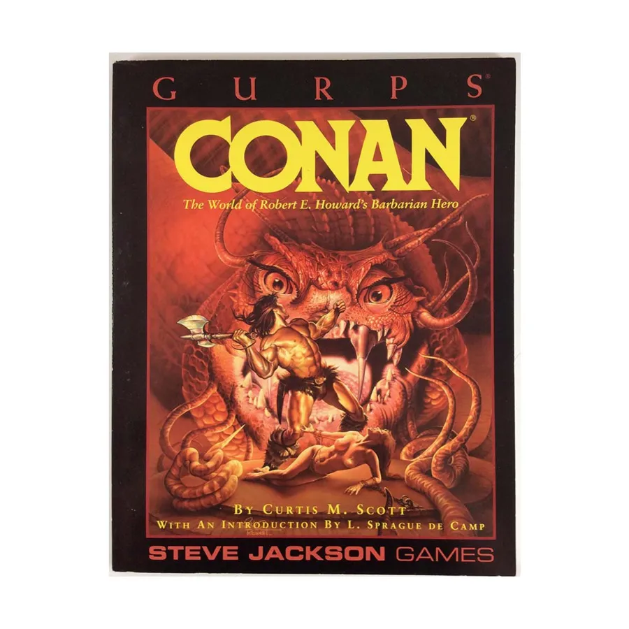 

Conan (2nd Printing), GURPS (1st-3rd Edition) - Fictional Settings, мягкая обложка