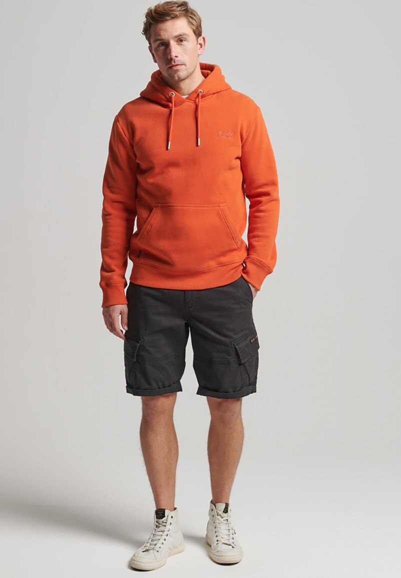 

Толстовка ESSENTIAL LOGO Superdry, цвет denim co rust orange