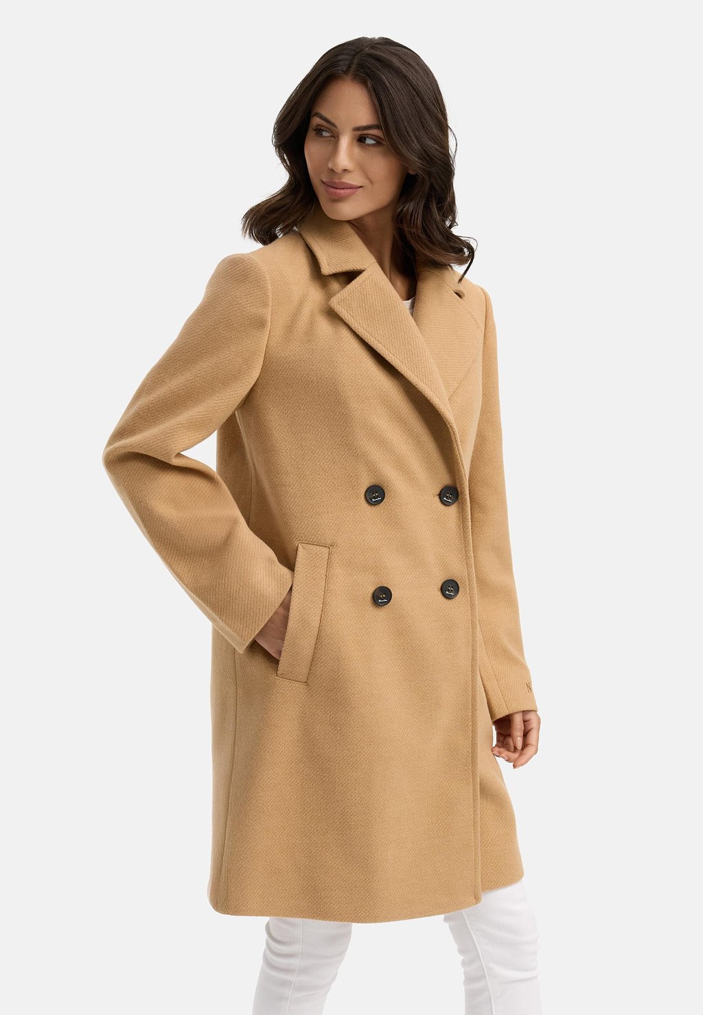 

Классическое пальто FROSTJUWEL - Short coat Navahoo, коричневый
