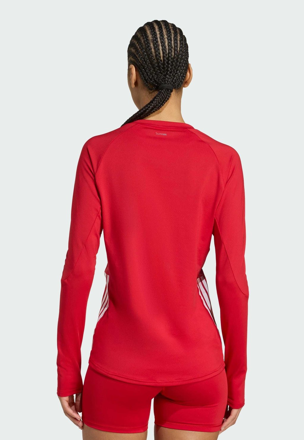 Футболка с длинным рукавом LONG SLEEVE VOLLEYBALL Adidas Performance, красный — фото 2