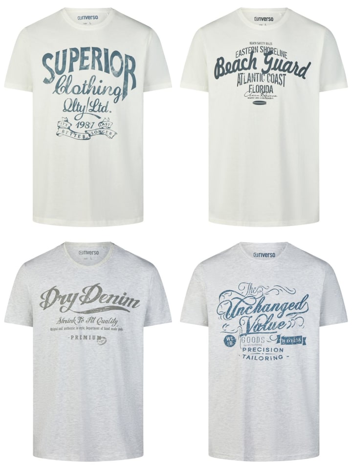 

Набор из 4 разноцветных футболок RIVLeon