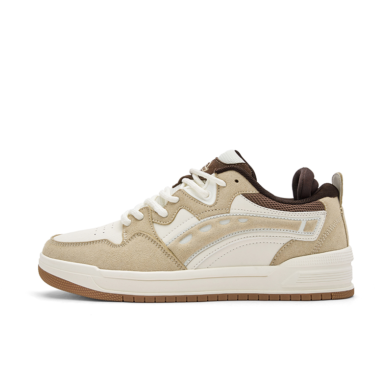 

Нескользящие износостойкие низкие мужские кроссовки Dickies, Sand White Brown