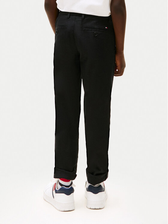 Чиносы slim fit 1985 KB0KB09638 D Tommy Hilfiger, черный — фото 3
