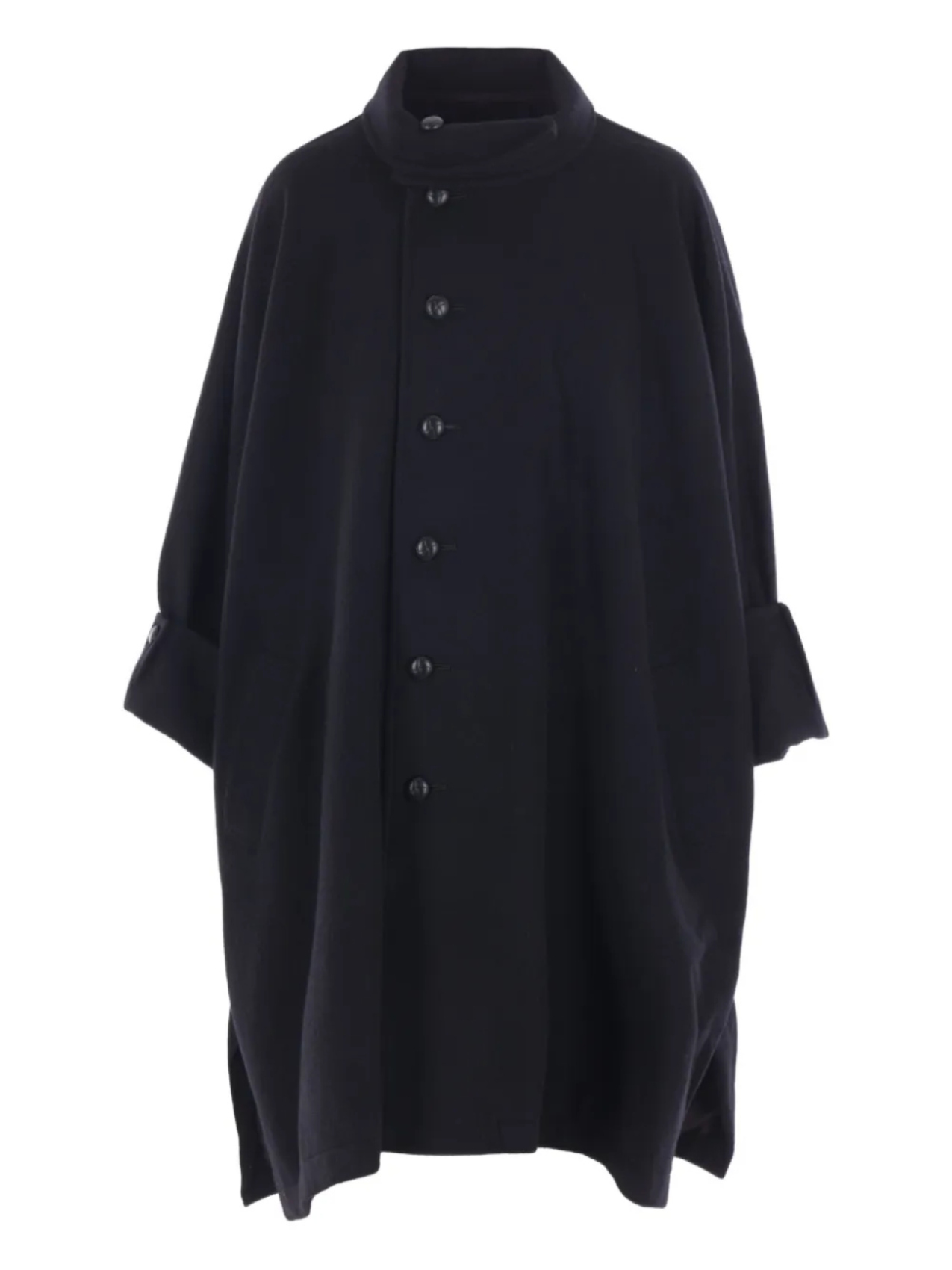 

Однобортное пальто на пуговицах от Yohji Yamamoto, черный