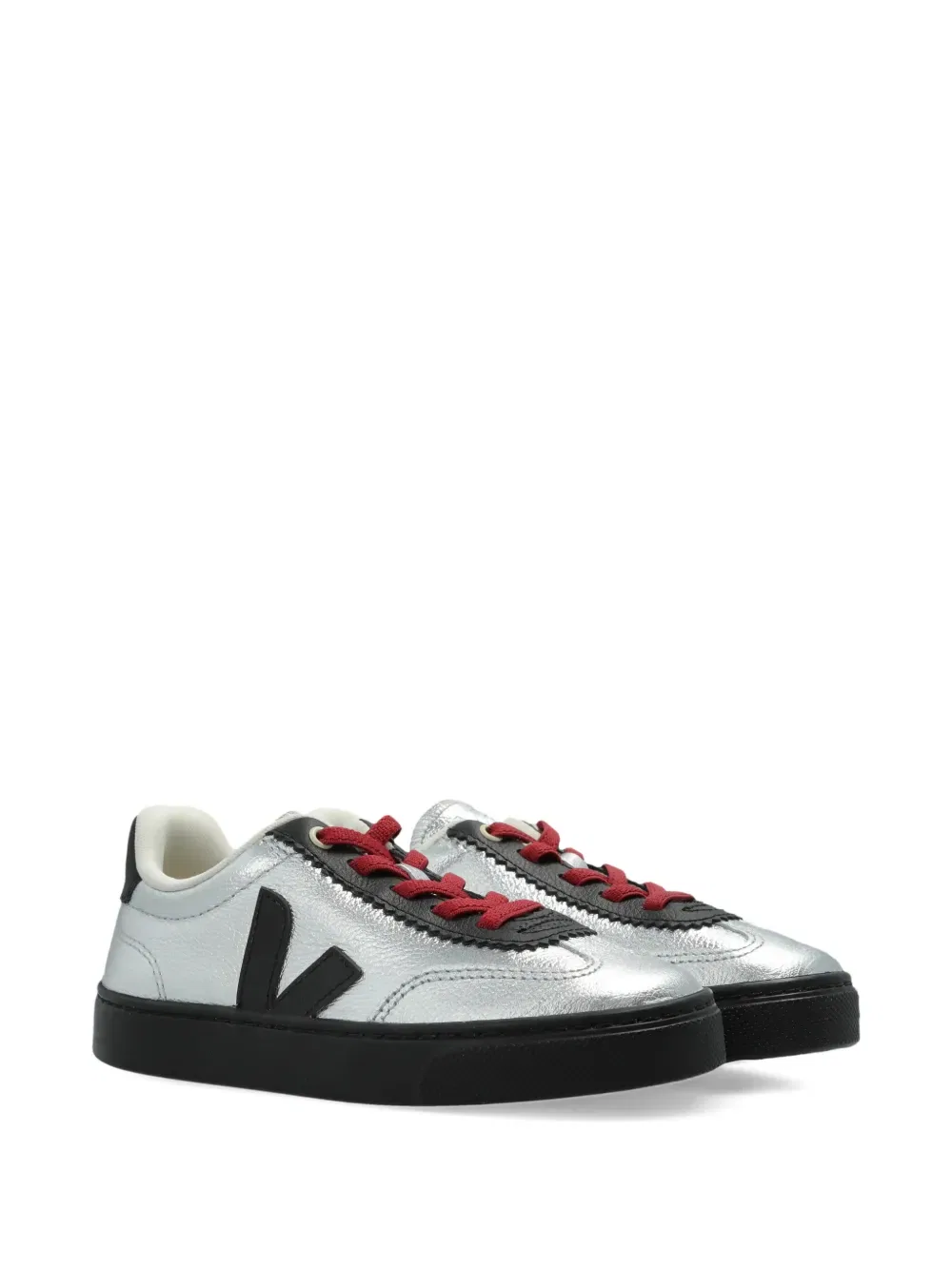 Желейные зефирки маленькие волейбольные кроссовки Veja Kids, серебро