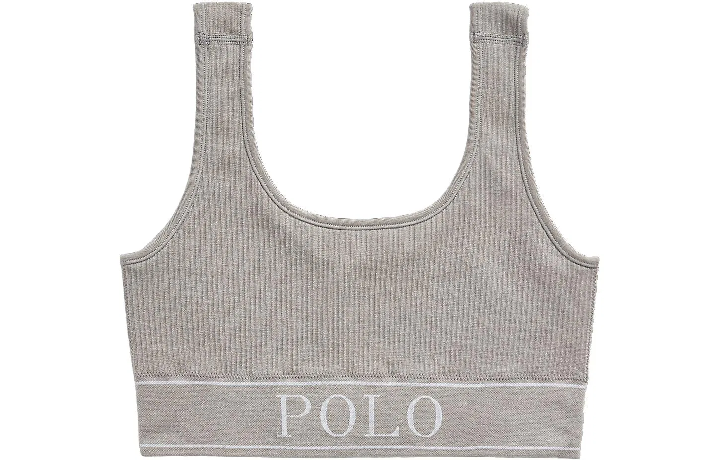 Топ без бретелей серый Polo Ralph Lauren