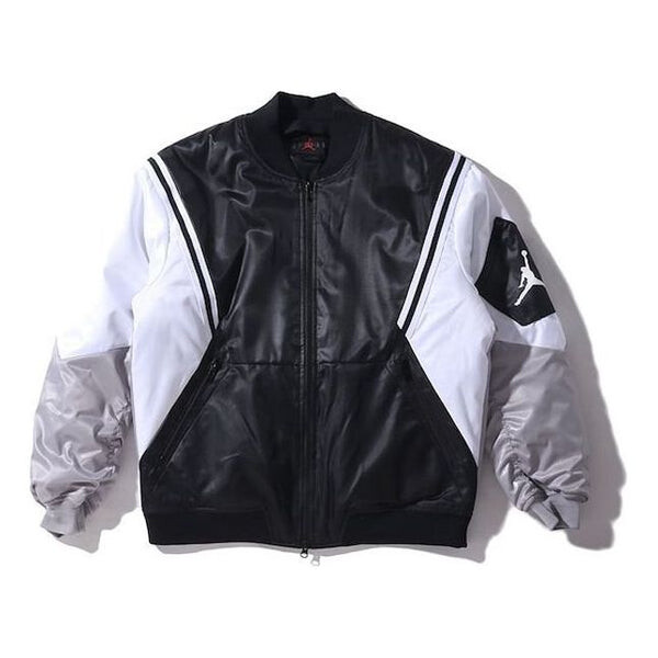 

Куртка wings ma-1 back v contrasting colors jacket black Air Jordan, черный