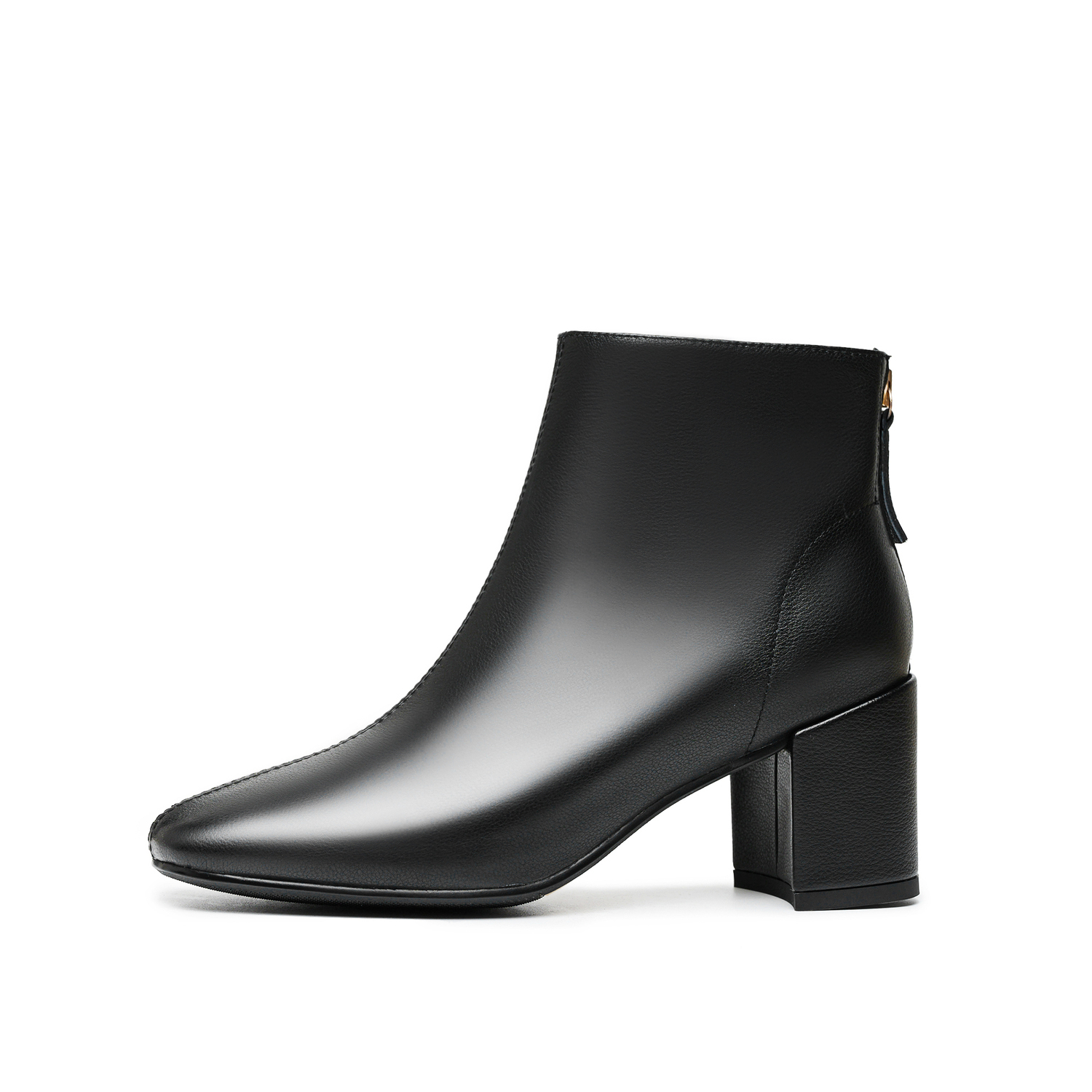 Help Черные женские ботильоны на каблуке 7 см без подкладки, цвет Black 7CM Unlined
