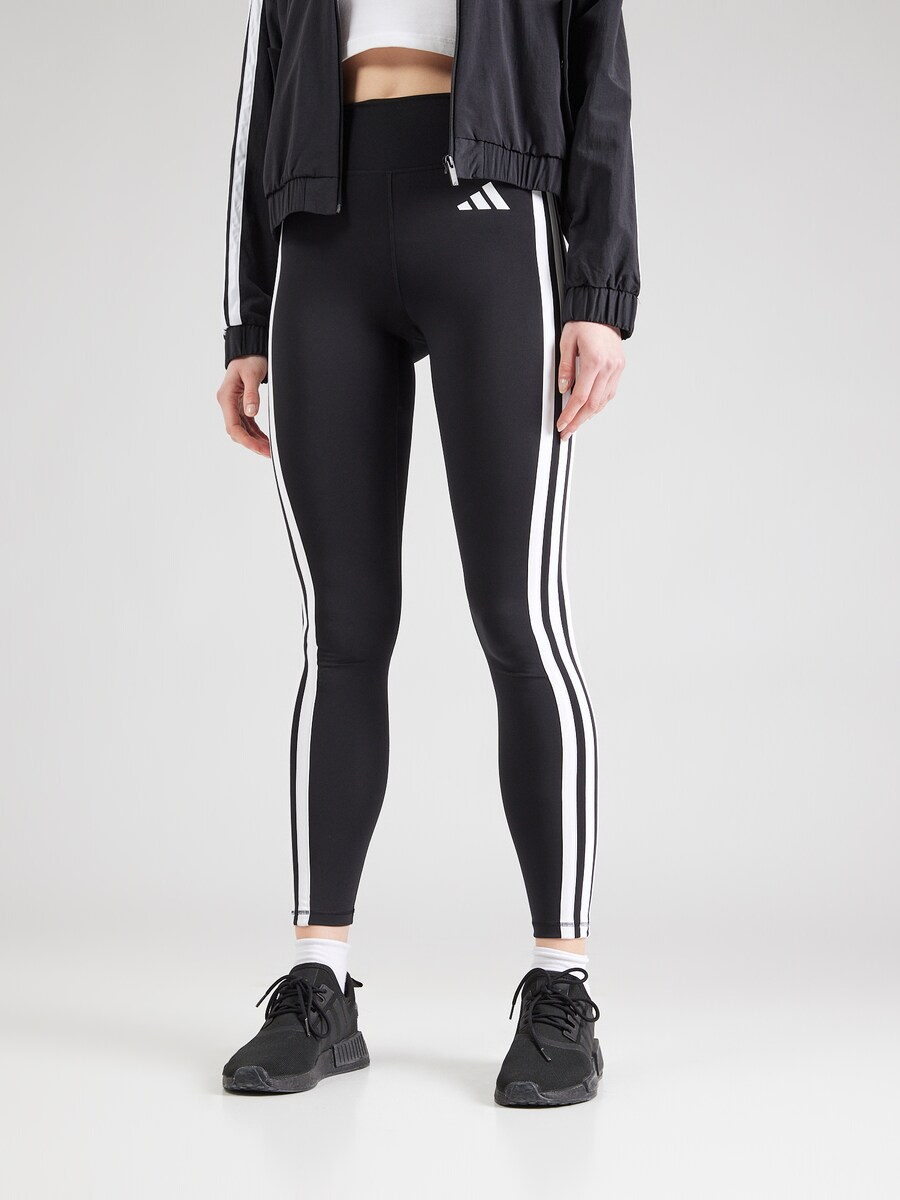 Узкие тренировочные брюки ADIDAS PERFORMANCE Optime Essentials, черный — фото 2