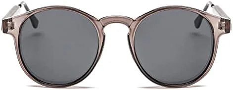 

Ретро круглые солнцезащитные очки для женщин и мужчин, прозрачные женские солнцезащитные очки для мужчин с защитой от УФ-излучения UV400 MTZJH, C6 Leopard Brown