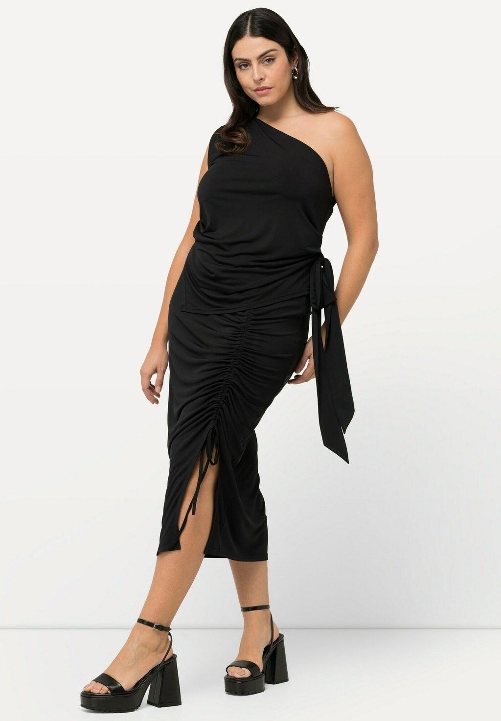 

Юбка-карандаш GATHERED RUCHED FRONT Ulla Popken, черный