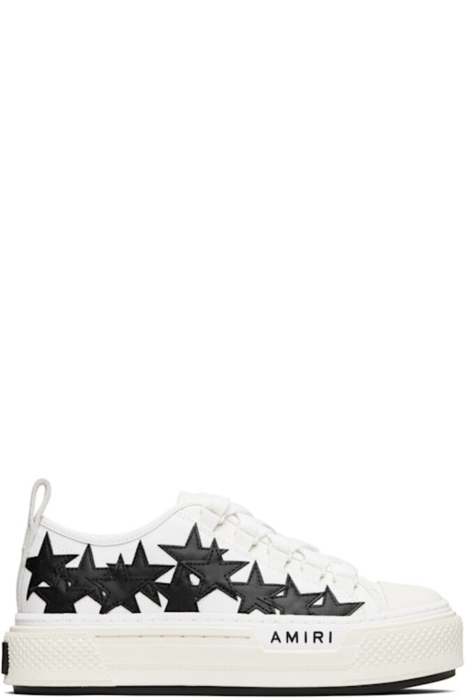 Белые и черные кеды Stars Court Low AMIRI