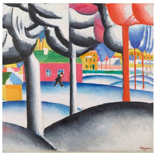 

Картина на холсте LegendArte Landschaft (der Winter), многоцветный