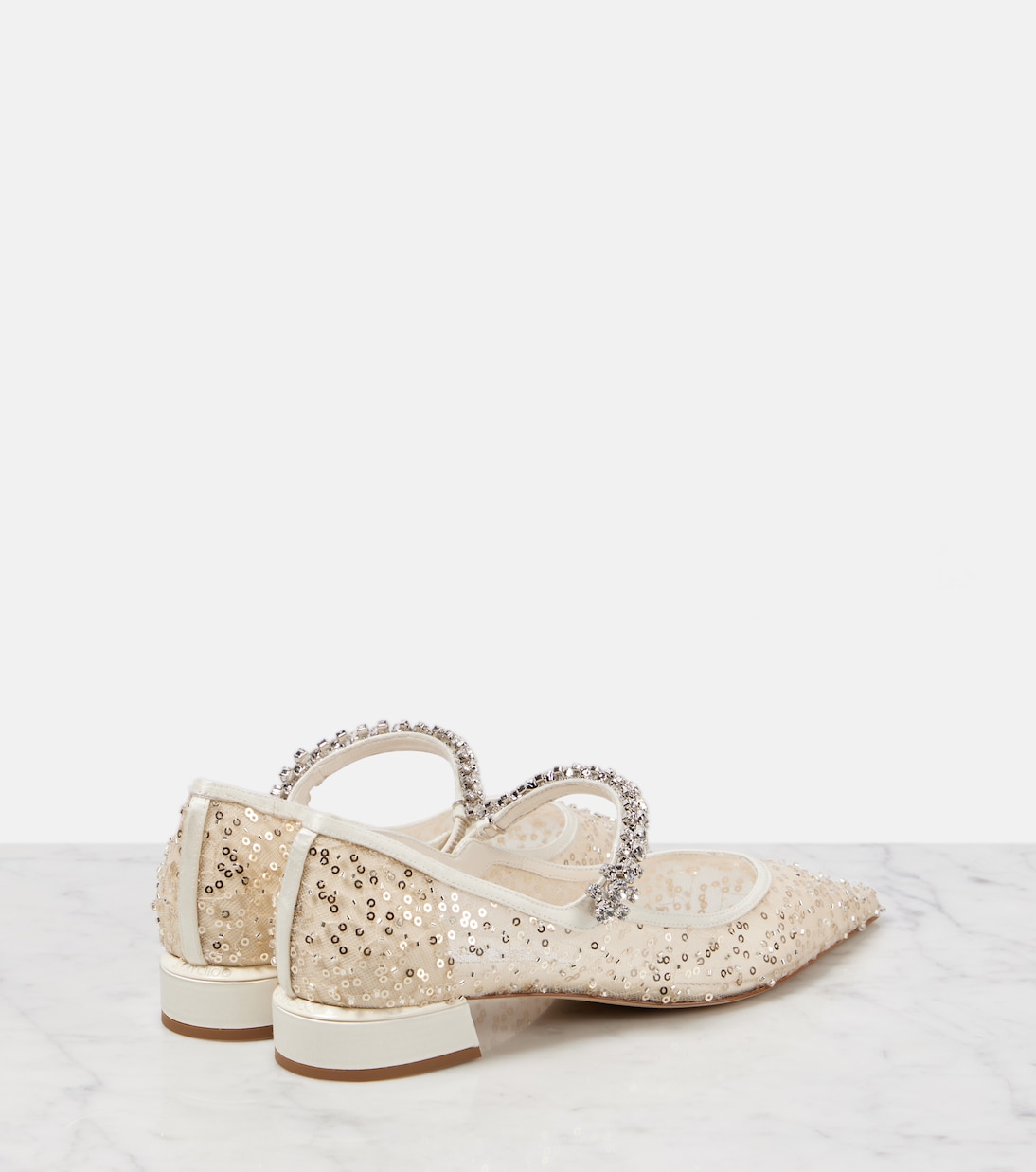 Туфли-лодочки Bing с декором Jimmy Choo, слоновая кость — фото 2
