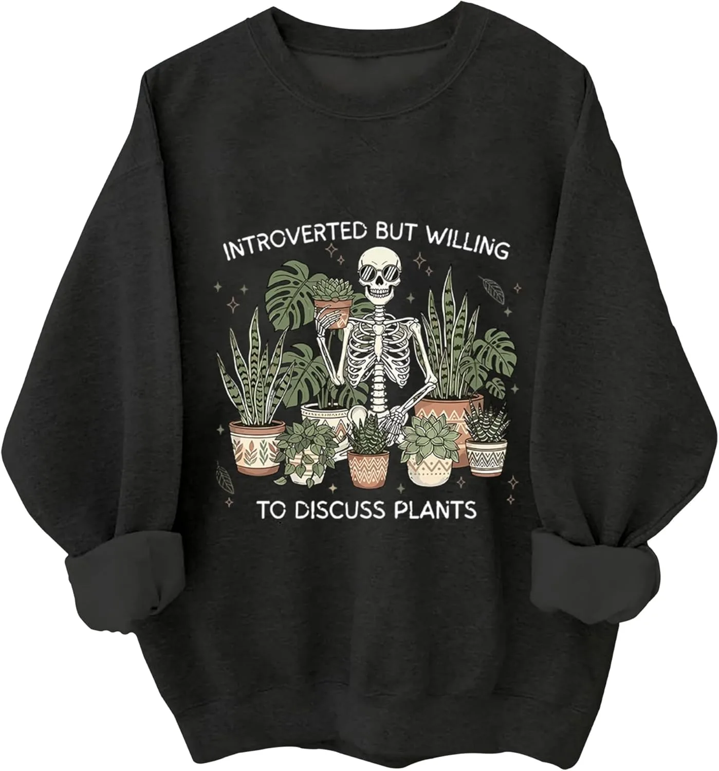 

Свитшот Introverted But Willing To Discuss Plants Kzggs