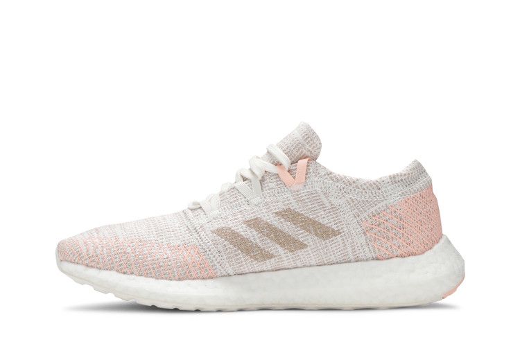 Кроссовки adidas PureBoost Go J 'White Ash Pearl', белый — фото 4