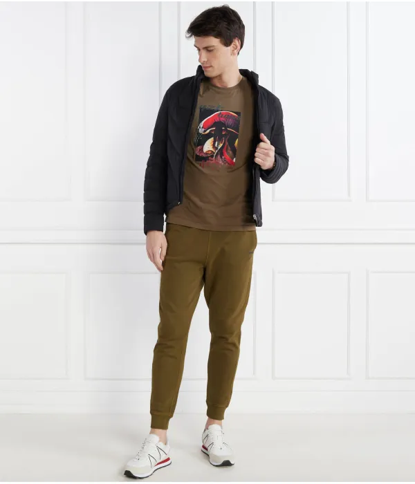 Спортивные штаны Sefadelong Regular fit Boss Orange, зеленый — фото 2