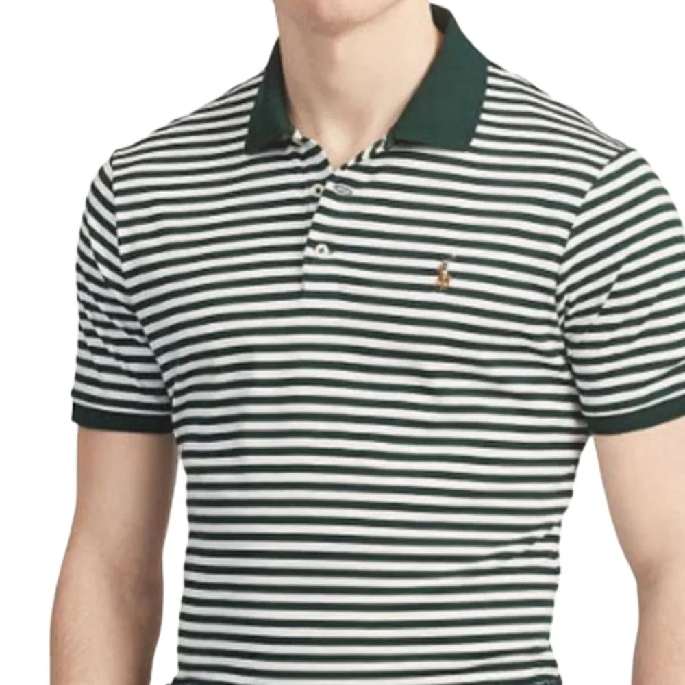 Поло Polo Ralph Lauren мужское зеленое — фото 3